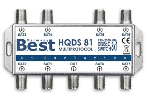 8X1 DISEQC SWITCH 1.1, 1.2 SATELLITE MULTISWITCH 8X1 DISEQC SWITCH 1.1, 1.2 SATELLITE MULTISWITCH