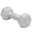 Body Solid Tools BSTVD4 4-Pound Vinyl Dumbbell (Light Gray)