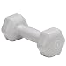 Body Solid Tools BSTVD4 4-Pound Vinyl Dumbbell (Light Gray)