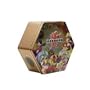 Gold Bakutin Collector's Tin FILLED with 18 Bakugan Marbles and 36 Ability / Metal Gate Cards