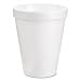 Dart® Drink Foam Cups, Eight Ounces, White, 40 Bags of 25 Per Carton