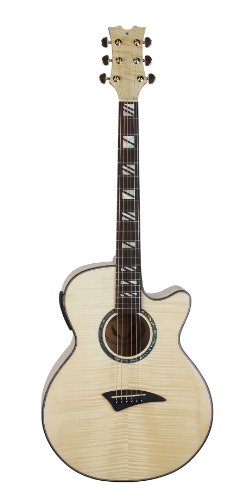 Dean Performer Acoustic Electric Guitar Flame Maple Gloss Natural