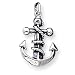 Sterling Silver Mariners Cross Pendant with Antiqued Finish