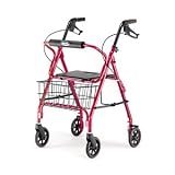 INVACARE CORP. **** WALKER 4 WHL 65851R 6i WHL RED 1 EACH