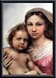 Art Poster Metal Framed Print - Madonna with the Child Jesus - Artist: Sanzio Raffaello- Poster Size: 15 X 11