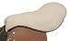 Fleece English Saddle Seat Saver w/ Elastic Bottom