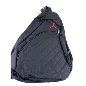 NIKE AIR JORDAN BACKPACK SLING BAG DUFFLE BLACK/RED BRAND NEW $50 BASKETBALL GYM | eBay