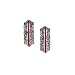 STARHAVEN Garnet Hoop Earrings