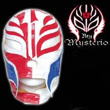 Childrens Toyshop  Toys : WWE Rey Mysterio Kid Size Replica Red, White & Blue Mask