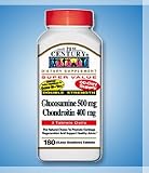 Glucosamine 500mg & Chondroitin 400mg - Double Strength - 180 Tablets