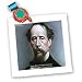 Charles Dickens Wisdom Quote Gifts - Charity Begins At Home - 10x10 Quilt Square