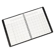 AT-A-GLANCE 80-150-05 Undated class record book, black cover, 10-7/8 x 8-1/4