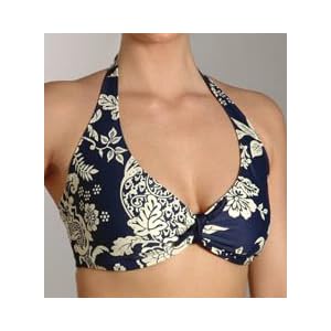Buy Aerin Rose Shirred Swim Halter with Tie Bikini Top (71410) by Aerin Rose