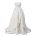 Artwedding Rosette and Rhinestone Satin Ball Gown Formal