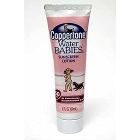 Coppertone WaterBabies 1oz SPF 50 Sunscreen / Sunblock Lotion