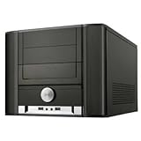 ARK CS-FQ02 Black mATX Cube Computer Case with 120mm ball bearing quite fan & fits PS2 power