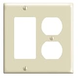 Leviton 80455I Plastic Wall Plate