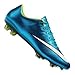 Nike Womens Mercurial Vapor X FG - (Blue Lagoon/Volt/Black/White) (8.5)