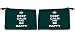 Rikki Knight Keep Calm Be Happy - Green Color Scuba Foam Coin Purse Wallet - unisex - Affordable gift for all occassions