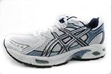 ASICS Women's GEL-Evolution 5 Running Shoe,White/Lightning/Frost Blue,6.5 D US