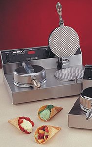 120 Volts Nemco 7030-2 Waffle Cone Maker - Double Grid