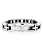 Simmons Jewelry Co. Stainless Steel & Synthetic Rubber Bracelet