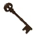 Vintaj Natural Brass Altered Blank Stamping Manor Key 65x19mm (1)
