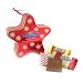 Ghirardelli Chocolate Holiday Star Ornament Gift Tin - Red, 12 Squares