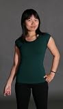 American Apparel Cotton Spandex Jersey Aerobic Top
