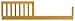 DaVinci Toddler Bed Conversion Kit (M3099) in Honey Oak