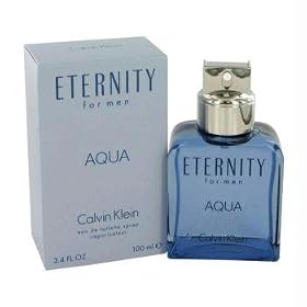 Eternity Aqua by Calvin Klein for Men - 3.4 oz EDT Spray
