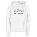 Sweatshirt Woman White  My Musical Saw Is My Boyfriend / Love  Instruments
