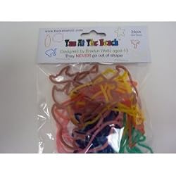 Bama Bandz Tan At the Beach Glow in the Dark Bands Rubber Bandz Band Wristband (24)