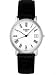 Tissot T-Classic Desire White Dial Black Leather Mens Watch T52142113