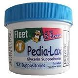 Fleet Glycerin Suppositories For Ages 2-5 years Children - 12 Children Suppositories