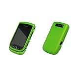 Neon Green Rubberized Snap-On Cover Case for Blackberry Torch 9800