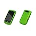 Neon Green Rubberized Snap-On Cover Case for Blackberry Torch 9800