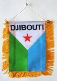 Djibouti - Window Hanging Flags