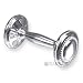 Baby : Empire Silver Sterling Beaded Dumbbell Rattle