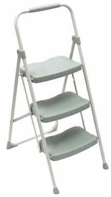 Werner 223A-6 StepRight 225-Pound Duty Rating Type II Step Stool Steel, Green, 3-foot