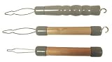 Button Hook/Zipper Pulls - Gray Trim Handle (butto