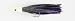 Jamfab Jigs 8oz Dual Pull Jig with Vinyl Skirts Glow Head Black over Purple
