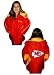 Kansas City Chiefs Heavyweight Youth Jacket with Hood, Size= Medium