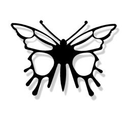 Butterfly Magnet 1.5in.w X 2.325in.h X 0in.d Picture