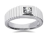 0.25 CTW Men's Diamond Ring in Platinum