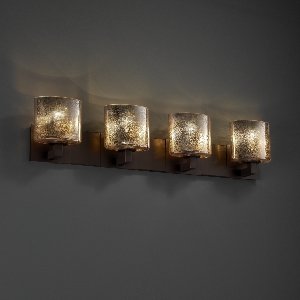 Justice Design FSN-8924-28-RBON-CROM Modular Four Light Bath Bar