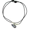 Tennessee Titans Leather Necklace w/Beads & Pewter Pendant - NFL Football Fan Shop Sports Team Merchandise