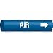 Brady 5625-I High Performance - Wrap Around Pipe Marker, Legend "Air"