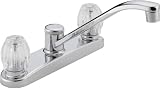 Peerless Faucet P220LF Lead Free Two-Handle Kitchen Faucet with Acrylic Knob Handles, Chrome