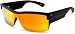 Electric Shotglass Sunglasses,Matte Black Frame/Grey Fire Chrome Lens,one size